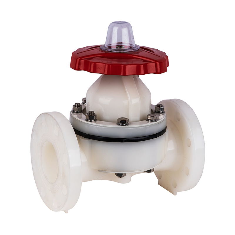 PVDF G41F-10F 플랜지 다이어프램 밸브 DN20-150 20A-150A JIS 표준