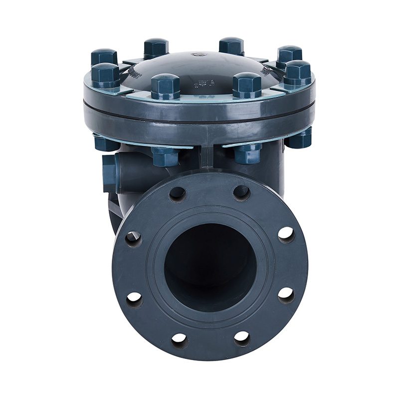 PVC-U H44F-10U 회전형 방패 밸브 DN15-300 1/2'-12' ANSI 표준