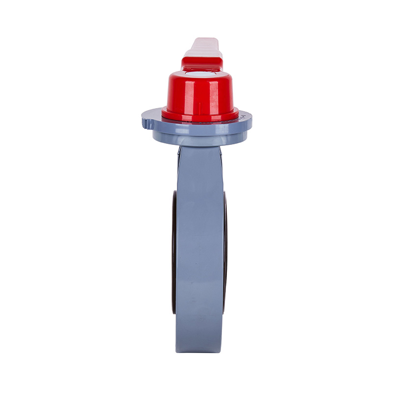 PVC-C D71X-10V 핸들 버킷플라이 밸브 DN15-200 15A-200A JIS 표준
