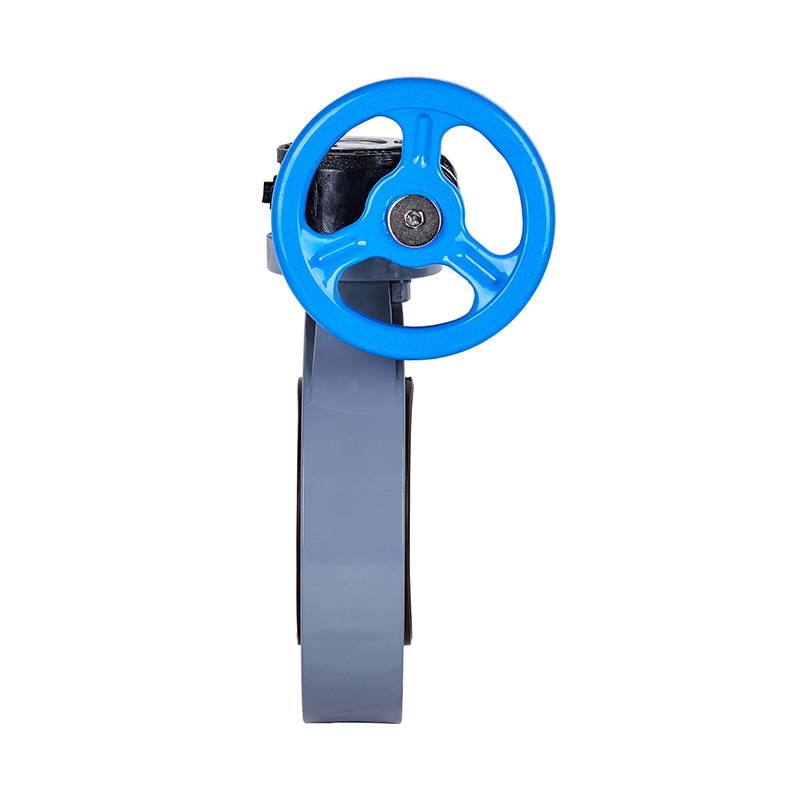 PVC-C D371X-10V 웜기어 버터플라이 밸브이 DN40-1000 40A-1000A JIS 표준