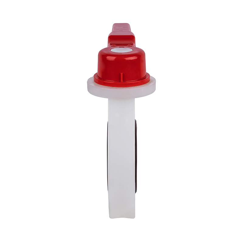 PVDF D71X-10F 핸들 버터플라이 밸브 DN15-200 GB 표준