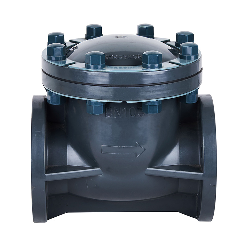 PVC-U H44F-10U 스윙형 체크 밸브 DN15-300 GB 표준