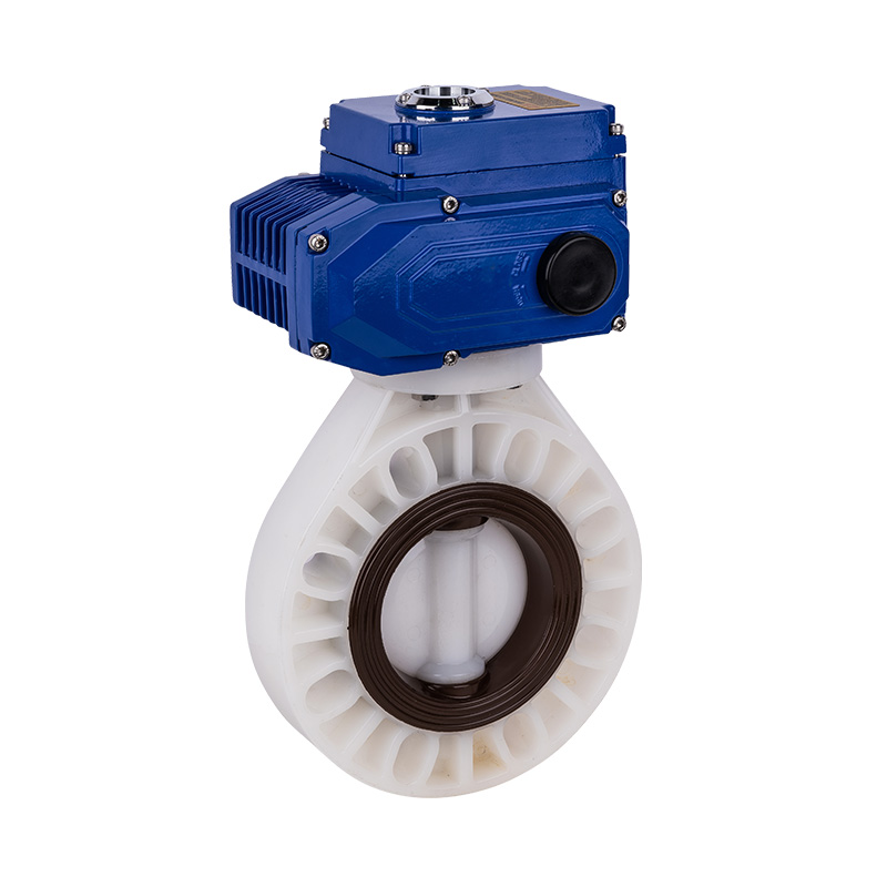 PVDF D971X-10F 전기 버터플라이 카트리지 DN40-1000 40A-1000A JIS 표준