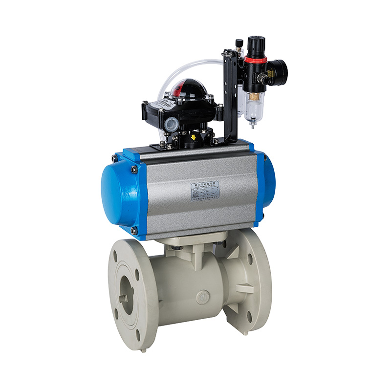 PPH Q641F-10S 공압 묵념 볼 밸브 DN20-300 20A-300A JIS 표준