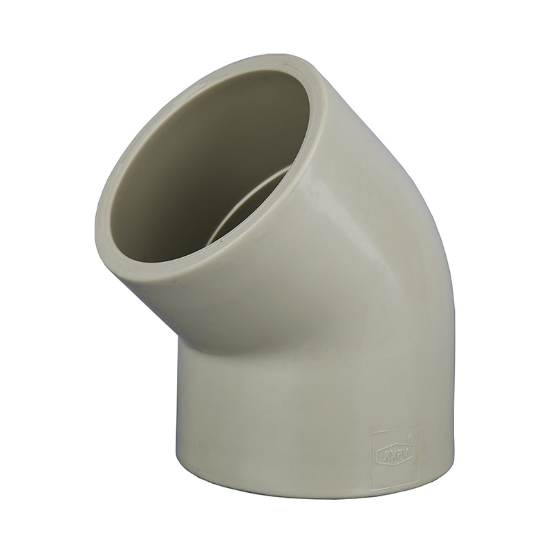 PPH 맞대기 용접 45° 엘보 DN125-400 GB 표준