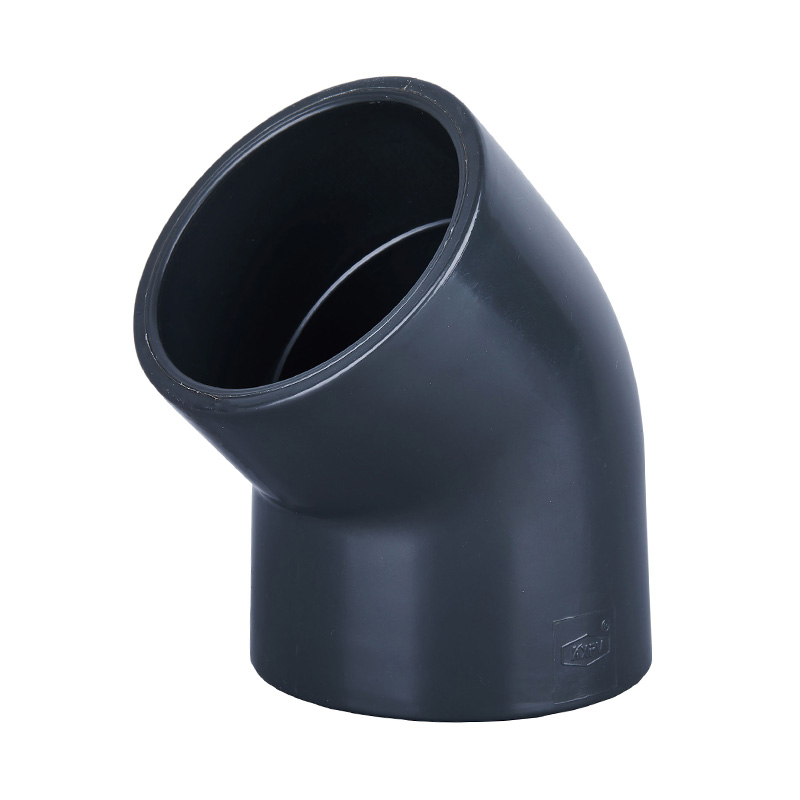 PVC-U 45°엘보 DN15-600 1/2'-24' ANSI 표준